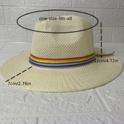 Rainbow Ribbon Summer Sun Hat Sun Hat 2