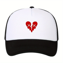 Mens And Womens Love Print Baseball Cap Mens Outdoor Sports Hip Hop Cap Size Adjustable Hat