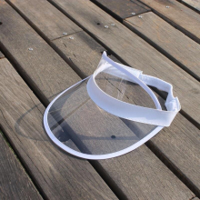 PVC Waterproof Sun Visor Hat Candy Transparent UV Protection Sun Hat Lightweight Outdoor Running Cycling Baseball Cap For Women