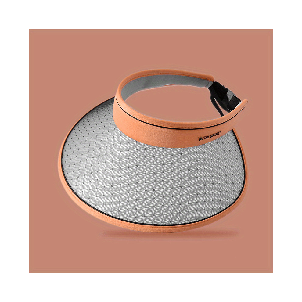 Adjustable Photochromic Visor Hat Dotted Wide Brim UV Protection Sun Hat Stylish Cycling Travel Beach Hats For Women-image-OPC-PCMVQMX-NEW