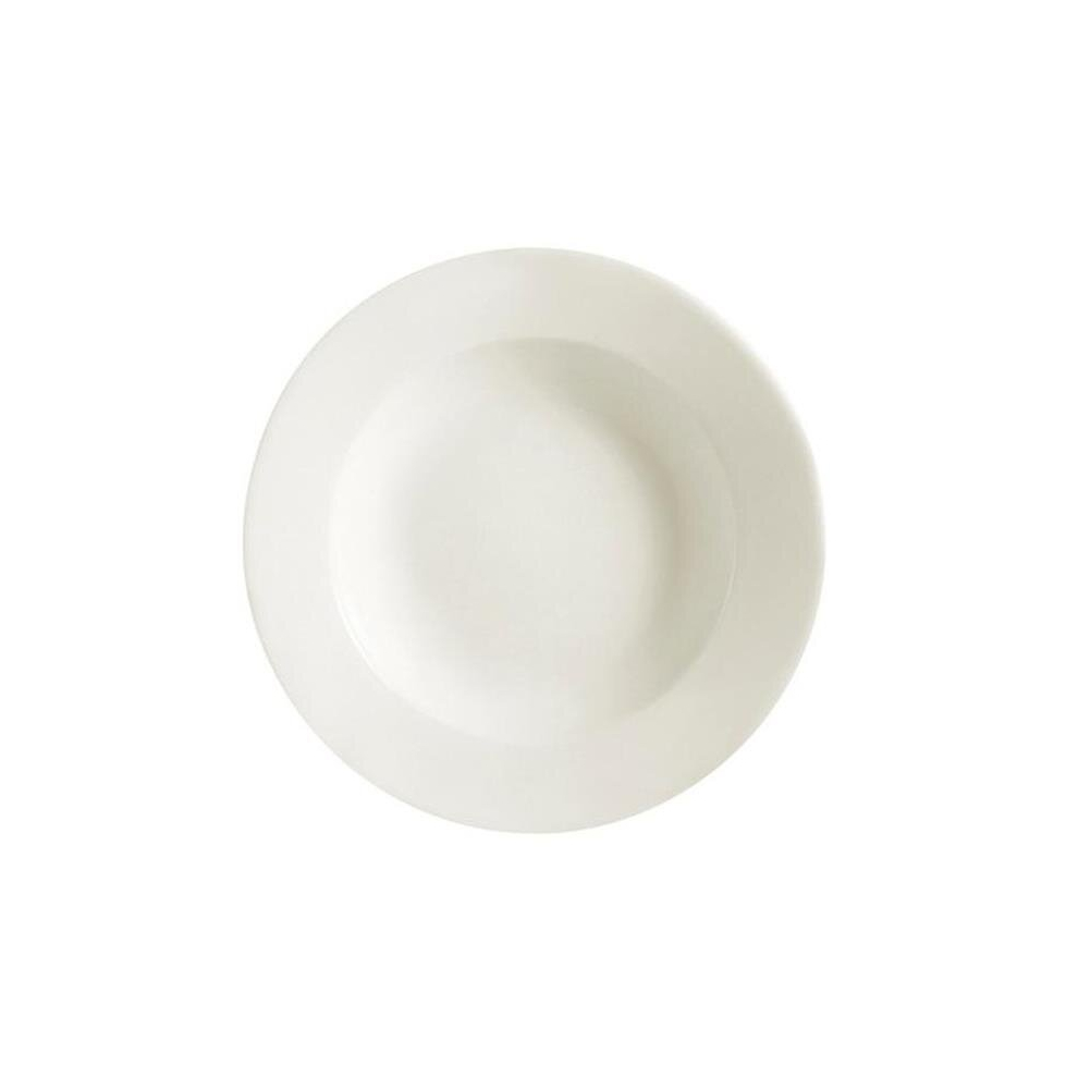 Yanco RE-3 10 oz China Recovery Rim Soup Bowl, American White - 9 in. - Pack of 24-image-OPC-PCMVR8X-NEW