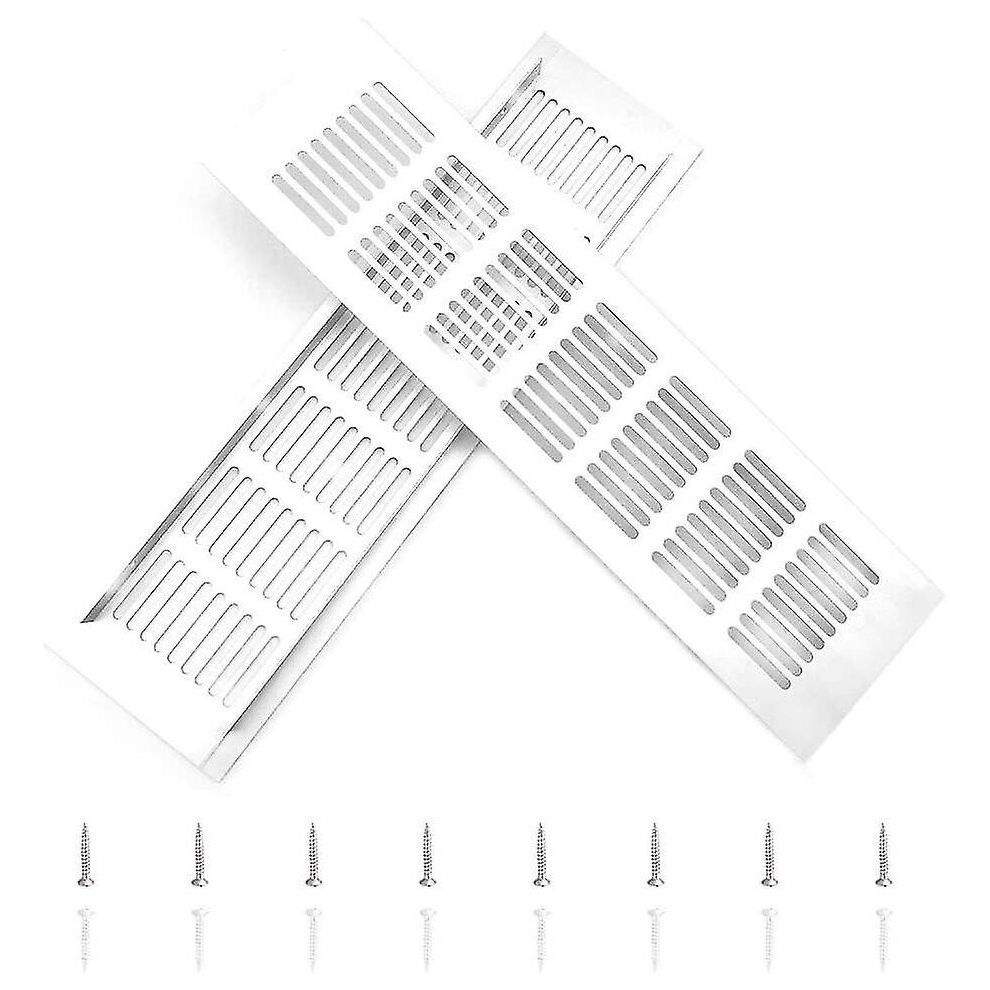 2X Ventilation Grille 300 X 80Mm (11.8 X 3.15 Inch) Ventilation Grille For Ideal Ventilation 9363541222579