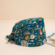 Minimalist Animal Working Cap Scrub Cap Hat Adjustable Scrub Cap Ponytail Scrub Cap For Women Ladies