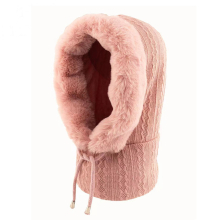 Winter Outdoor Cycling Head Cover Hat Womens Comfortable One Piece Anti Cold Fleece Thickened Warm Cap