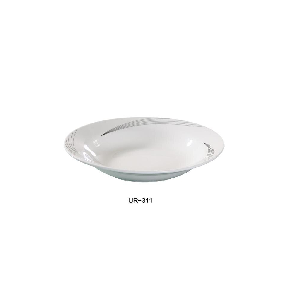 Yanco UR-311 10.5 in. Dia. Porcelain Pasta Bowl, Bone White - 22 oz - Pack of 12-image-OPC-PCMVVR9-NEW