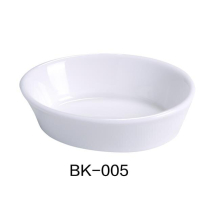 Yanco BK-005 1.5 x 3.87 x 5.5 in. Oval Baking China Dish, Bone White - 7 oz - Pack of 36