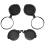 3pcs Rubber Fixed Objective Optics Lens Cap Professional Travel For Binoculars 5