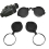 3pcs Rubber Fixed Objective Optics Lens Cap Professional Travel For Binoculars 2
