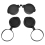 3pcs Rubber Fixed Objective Optics Lens Cap Professional Travel For Binoculars 3