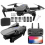 4K Drone Pro HD Selfie Dual Camera FPV RC Quadcopter Foldable LS-E525 11