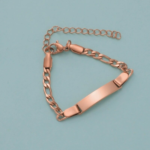 1pc Boys Vintage Plain Bracelet For Kids