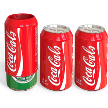 Silicone Can Sleeve (3 Pack) - Beer Can Cover Can Hides Beer Can By Disguising It As A Can Of Soda (red)