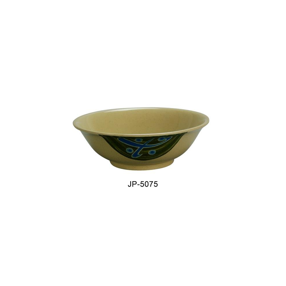 Yanco JP-5075 8.5 in. 48 oz Japanese Soup Bowl - Melamine, Multi Color - Pack of 24-image-OPC-PCMW76Z-NEW