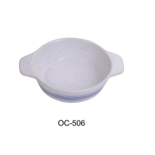 Yanco OC-506 6.5 x 5 x 1.75 in. Ocean Porcelain Bake Dish with Ears - 7 oz - Pack of 36