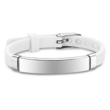 Titanium Steel Silicone Luminous Bracelet For Adults Teens Girls Boys