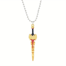 Sword Weapon Pendant Necklace Jewelry Gift For Game Boys Accessories