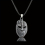 1pc Boys Necklace Ancient Tin Imitating Face Necklace 6
