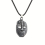 1pc Boys Necklace Ancient Tin Imitating Face Necklace 3