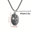 1pc Boys Necklace Ancient Tin Imitating Face Necklace 4