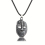 1pc Boys Necklace Ancient Tin Imitating Face Necklace 5