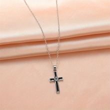 Cross Pendant Necklace Jewelry Holiday Party Anniversary For Son Boys Birthday