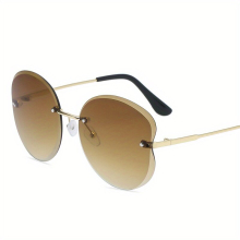 1pc Boys Girls Teen Casual Rimless Sun Protection Sunglasses Decorative Accessories For Traveling Party Gift Outdoor Activities