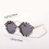 Childrens Flat Lens UV Protection Plaid Pattern Sunglasses 10