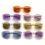 1pc Grid Pattern Sunglasess Childrens Decorative Lens Sunglasses UV 400 3