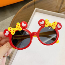 Boys And Girls Cartoon Mouse Shaped Frame Sunglasses UV Protection Sunglasses Decorative Accessories For Party