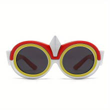 1pc Boys Girls Teen Cartoon Frame Sun Protection Sunglasses Decorative Accessories For Traveling Party Gift Outdoor Activities