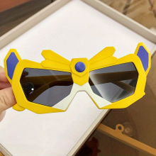 1pc Boys Girls Teen Casual Cartoon Frame Sun Protection Sunglasses Decorative Accessories For Traveling Party Gift Outdoor Activities