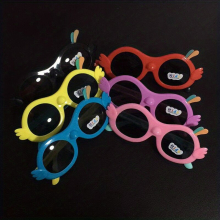 1pc Boys Girls Teen Bird Frame Sun Protection Sunglasses For Traveling Party Gift Outdoor Activities