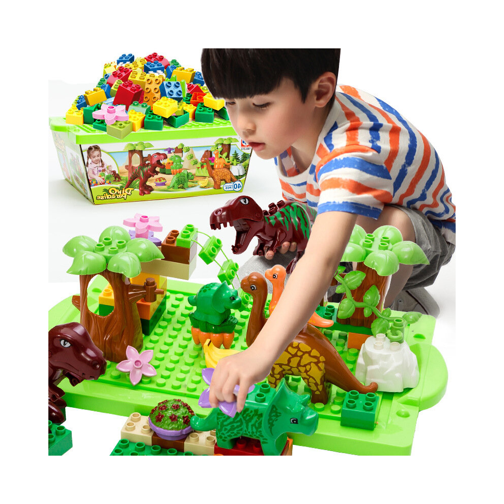 40PCS Dinosaur Assembling Building Blocks