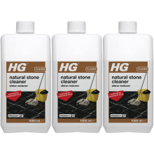3 x HG Natural Stone Cleaner Shine Restore Product 37 - 1 Litre