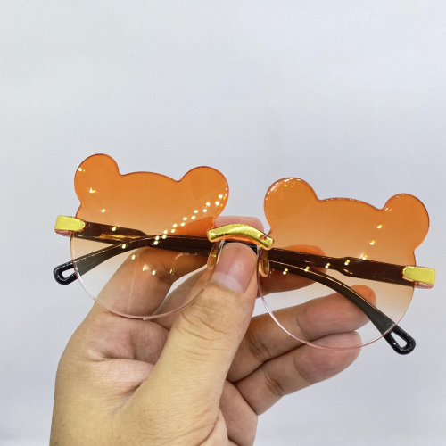 1pc Childrens Bear Sunglasses Sunscreen Glasses 2