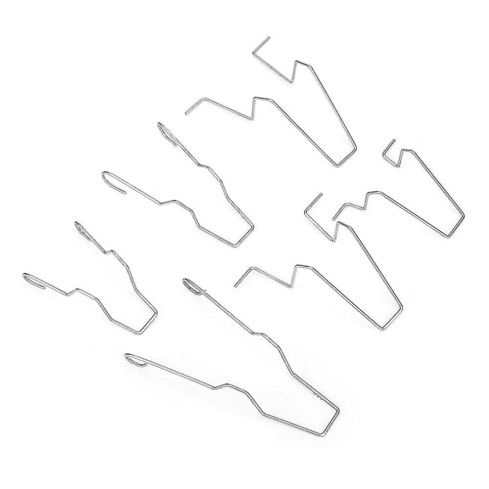 6Pcs 5Zhsfullkit Steel Headlamp Headlight Dip Dipped Beam Head Lamp Bulb Retaining Spring Clip Clamp For H1/H3/H4/H7 9363541275278