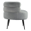 Living And Home Curved Upholstered Single Sofa Accent Chair 4