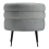 Living And Home Curved Upholstered Single Sofa Accent Chair 5