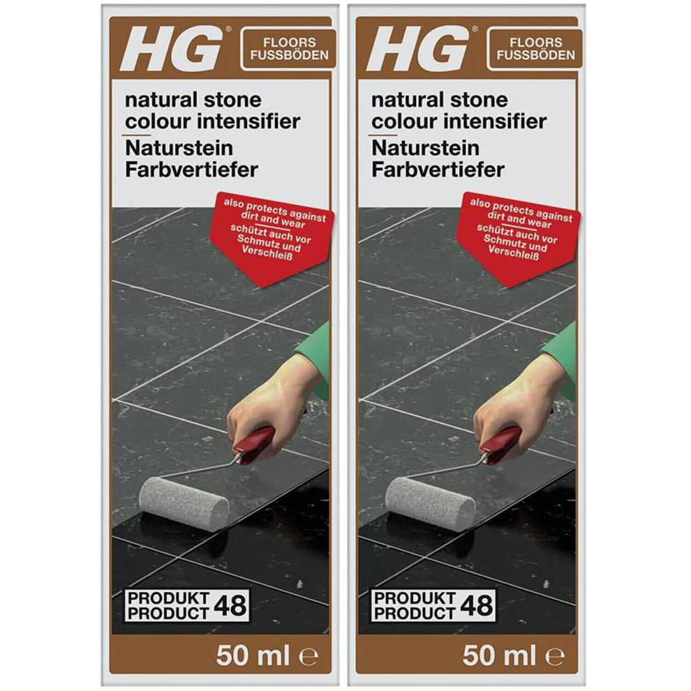 2 x HG Natural Stone Colour Intensifier (Product 48) - 50ml