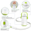 Costway 1000W Multifunction Portable Hand-held Steam Cleaner w/10 Accessories 4