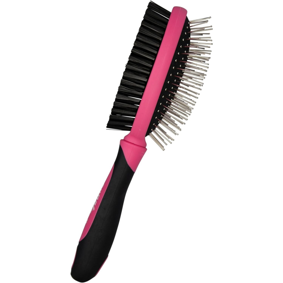 Bugalugs 2 In 1 Dog Brush & Cat Brush For Dogs, Puppy, Cat & Kitten Brush Double Sided