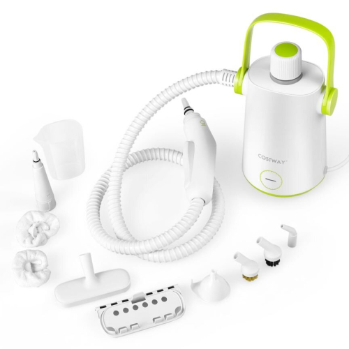 Costway 1000W Multifunction Portable Hand-held Steam Cleaner w/10 Accessories