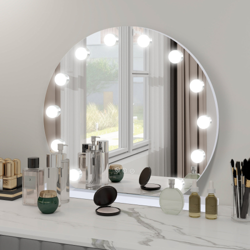 (12 LED Bulbs) Hollywood make-up mirror 15/18 Bulb Lighting w/USB