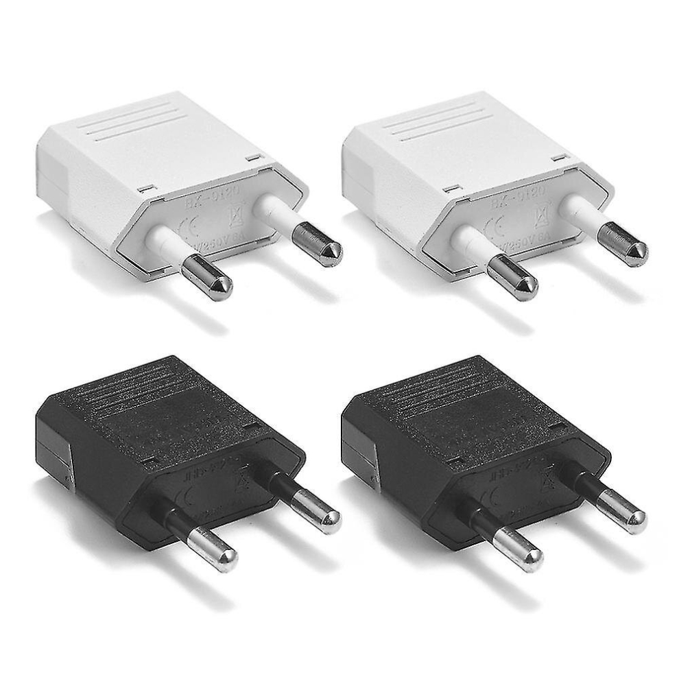 4Pcs European To Us/Ca Plug Dapter Converter Europe To Usa Power Outlet Adapters 9363541282122