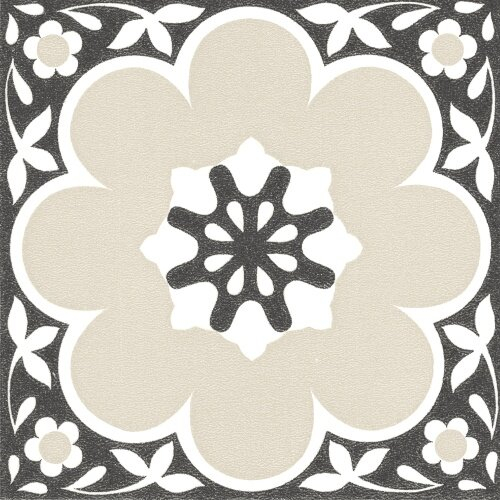 Fine Decor DAPHNE BLACK peel and stick vinyl floor tiles 1