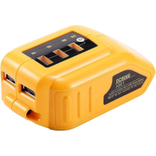 Dcb090 Usb Adapter Replacement For All Dewalt 10.8v/14.4v/18v Li-ion Batteries Usb Charger Power Ins