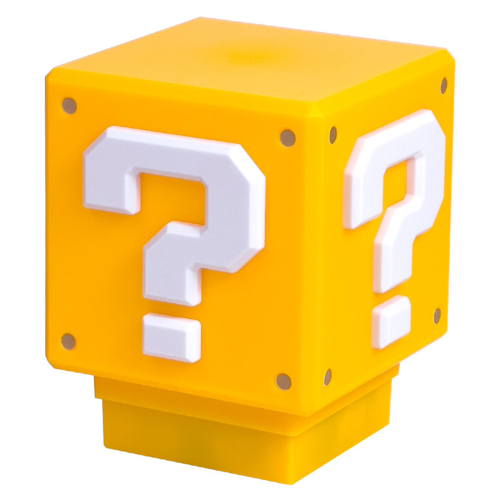 Luz nocturna LED com som Super Mario Question Block