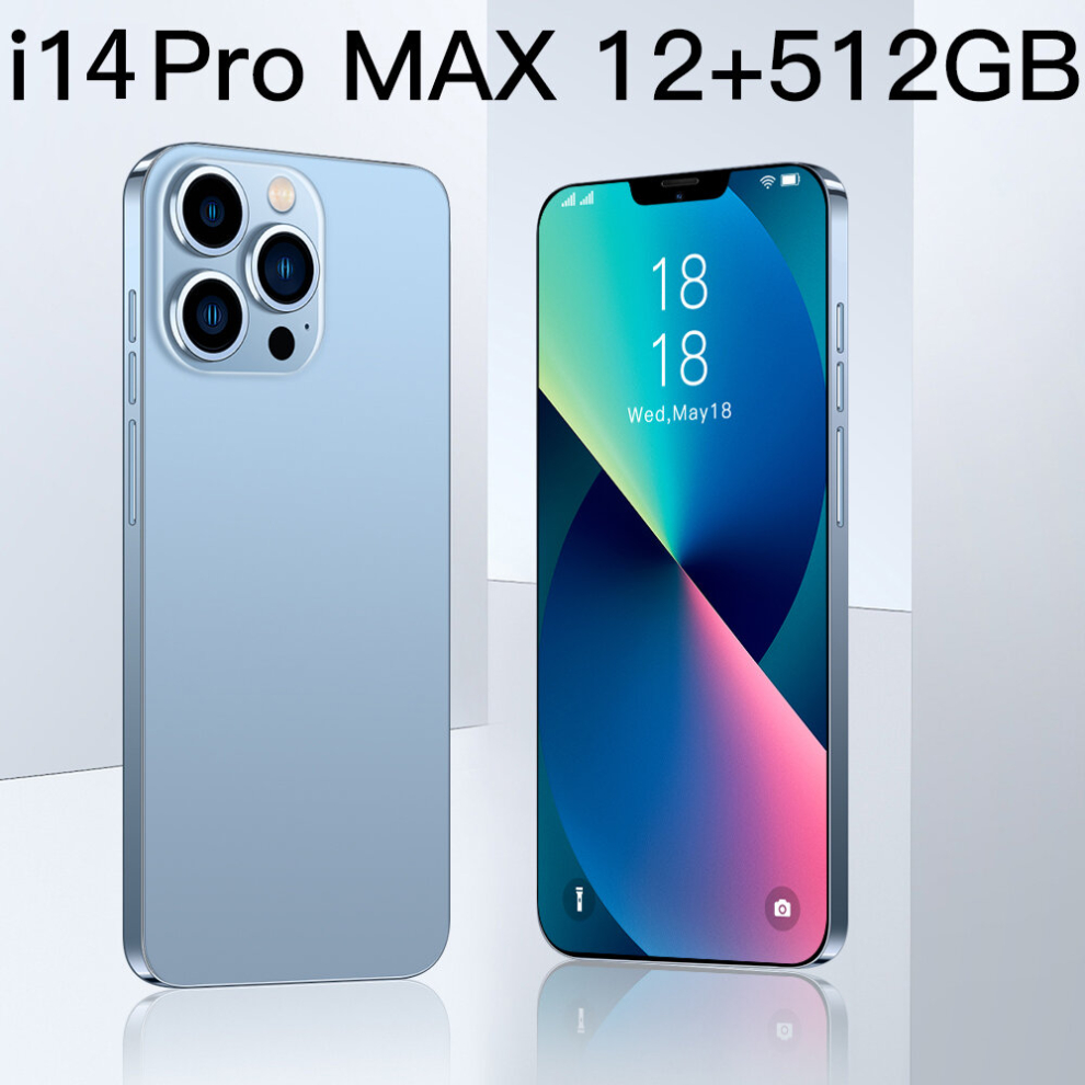 (Blue, 4+64GB) IPhone 6.53 "Android 10 smartphone i14pm 