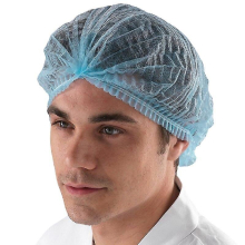 100x Disposable Hair Net Head Cover Cap Anti Dust Hatthickened Disposable Hat Headgear Wholesale Strip Cap Food Kitchen Pharmaceutical Beauty Non-wove