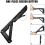 2pcs Folding Shelf Brackets - Heavy Duty Metal Collapsible Triangle Shelf Bracket, Diy Wall Mounted Folding Table Hinge, Space Saving For Bench Table( 4